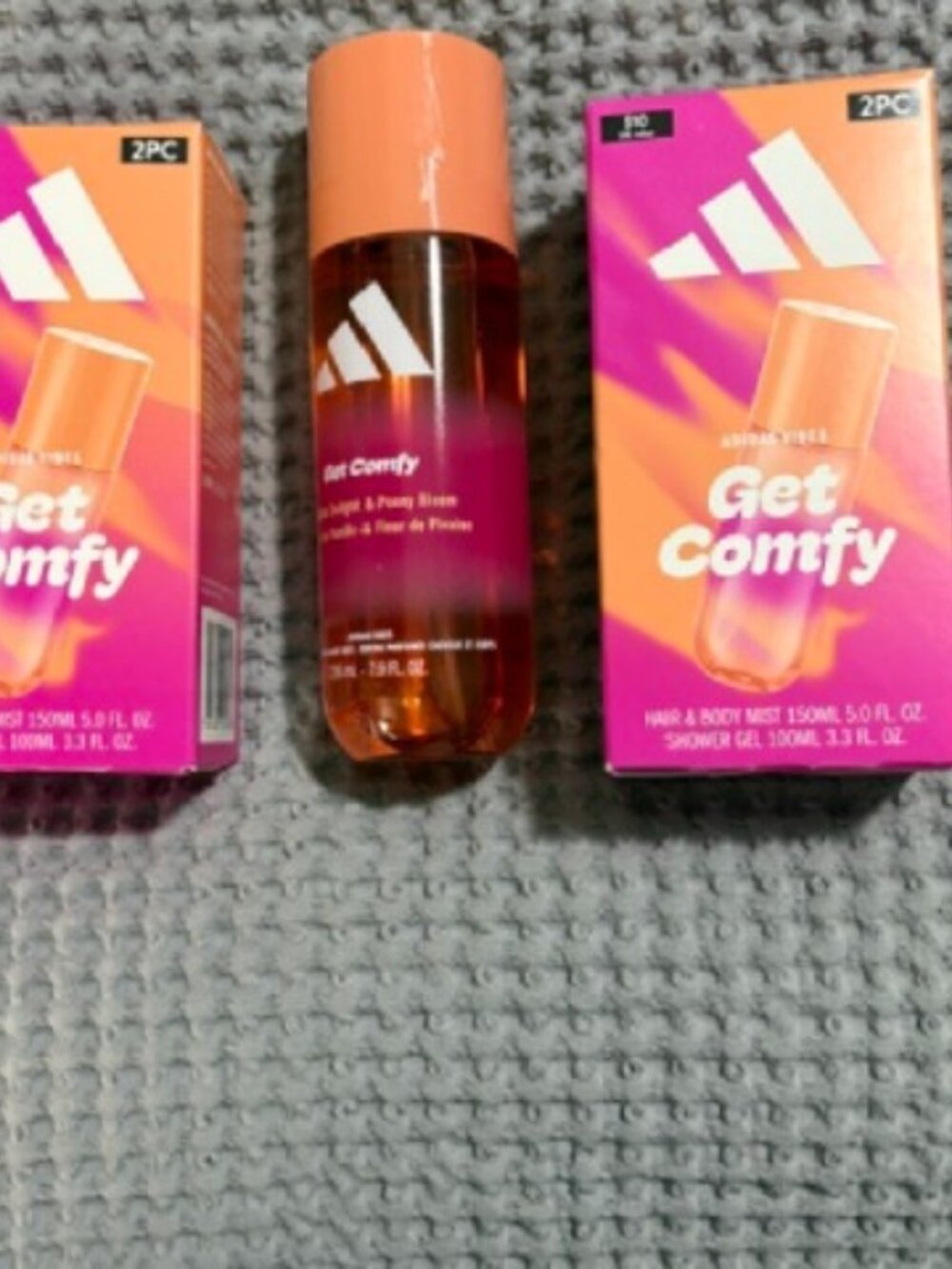 Adidas Vibes Body Mist, Get Comfy, and 2 Adidas Vibes Get Comfy Gift Sets